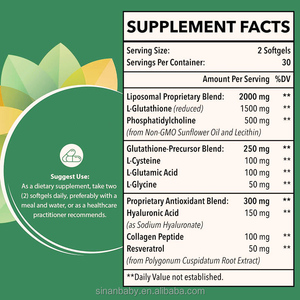 Gélules de Glutathion Réduit 3000mg à Marque Privée pour l'Éclaircissement, la Santé et la Beauté - Product Image 5