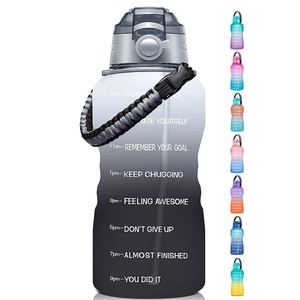 Botella Deportiva de Plástico de 3.78L (1 Galón), Material PETG, Gran Capacidad, Personalizable, Libre de BPA, con Marcador de Tiempo - Product Image 5
