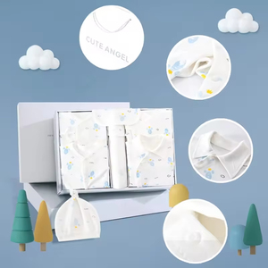 Conjunto de Ropa para Recién Nacido 100% Algodón Orgánico Traje Infantil Ropa para Niño y Niña Peleles Ropa de Dormir para <span class=keywords><strong>Bebé</strong></span> Embalaje de Regalo - Product Image 4