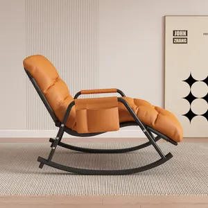 beliebte stühle getuftet polsterung wohnmöbel dekor heißer verkauf moderne schaukelstühle