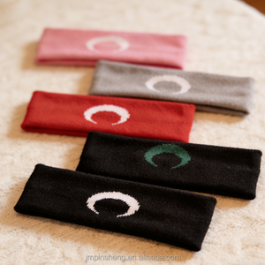 Joli Bandeau en Coton Tricoté en Forme de Croissant de Lune, Doux et Hypoallergénique, Idéal pour les Cheveux, Cadeau Parfait pour Petite Amie, Amies, Usage Quotidien, Soins de la Peau, SPA - Product Image 1