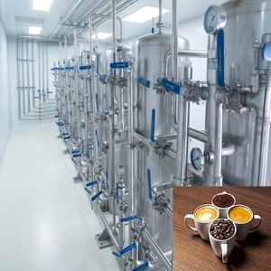 Línea de Producción de Café Instantáneo Automática Llave en Mano KFD, Capacidad de 10-500 kg/h, Voltaje de 380 V, Origen Shanghái, Incluye Tostador y Extractor - Product Image 2