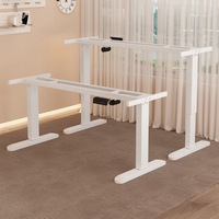 Piétement de bureau électrique à moteur unique pour table élévatrice, cadre métallique intelligent pour ordinateur, banc de travail, support de pied électrique