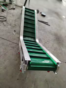 Inclined PVC Belt Conveyor <strong>Elevator</strong> for Food and Packaging Lines - Product Image 5