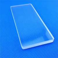 Quartz de silice fondue ou 99.99% pureté plaque de quartz claire