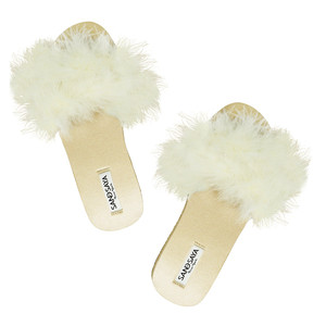 Espadrille plate pour femme - White Feather - Slipper à enfiler - Product Image 5