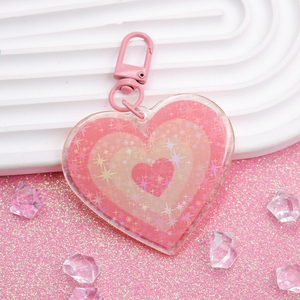 Tùy Chỉnh Thiết Kế Trong Suốt Anime Dễ Thương Tỏa Sáng Acrylic Móc Chìa Khóa Quyến Rũ Acrylic Món Quà Làm Của Riêng Bạn Logo Acrylic Keychain - Product Image 3