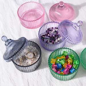 Phong Cách Châu Âu Thủy Tinh Trong Suốt Kẹo <span class=keywords><strong>Jar</strong></span> Cho Nhà Bếp Lưu Trữ Trái Cây Bát Đường Bát Gia Vị <span class=keywords><strong>Jar</strong></span> Thực Phẩm Lưu Trữ Container - Product Image 4