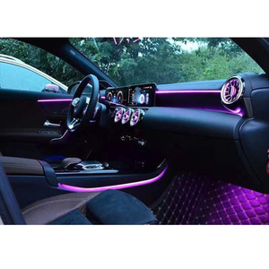 Upgrade 64 Colors LED <b>Car</b> <b>Interior</b> Ambient Light for Mercedes-Benz A Class (W177) 2019-2023 Set of 3 Strip Accessories - Product Image 3