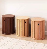 Tabouret multifonctionnel en bois massif, table d'appoint moderne pour appartement, école, salon, chambre, hôpital, chaise de salle à manger basse, table basse