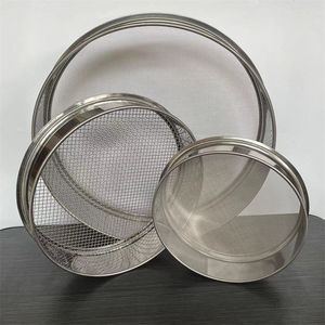 Cuộc sống lâu hơn 304 thép không gỉ 90 85 80 micron tamis sàng 20 30 40 50 60 cm đường kính vòng phòng thí nghiệm kiểm tra sàng dầu cát sàng - Product Image 1
