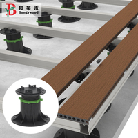 Système de support réglable en alliage d'aluminium robuste et résistant pour le levage de terrasses