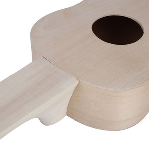 Tự làm giá rẻ giá 21 inch Ukulele DIY hand-aseembled sơn Ukulele Acoustic cụ - Product Image 4