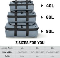 Sac de sport OEM haute capacité et robuste pour la gym, le rangement d'entraînement en extérieur et les voyages de week-end, idéal pour le sport et les déplacements
