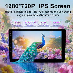 <span class=keywords><strong>Autoradio</strong></span> universel 2DIN 9'' 10'' pour tableau de bord avec lecteur MP3 MP5, CarPlay, Android Auto, FM AM, système Linux - Product Image 3