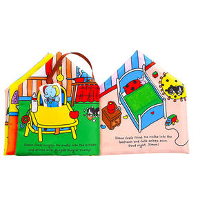 La Casa de la actividad Elefante Educación temprana <span class=keywords><strong>Libro</strong></span> de tela Juguete de bebé suave L021B - Product Image 5