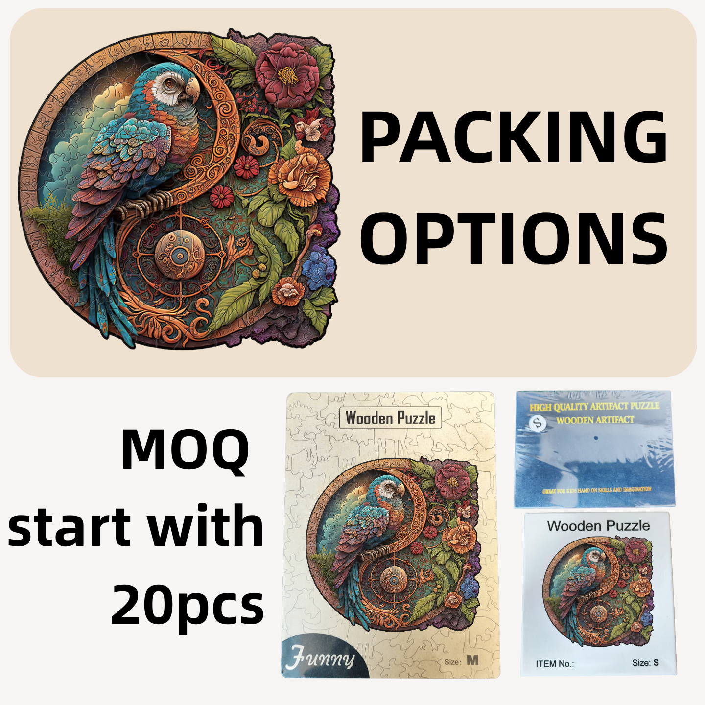 Animal Wooden Jigsaw Puzzles