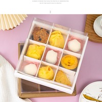 Boîte à gâteau personnalisée avec logo, boîte d'emballage pour collations, boîte d'emballage alimentaire avec laminage mat pour biscuits, bonbons, sushi