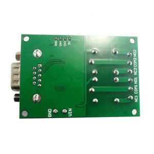 DC 12V 2 ช่อง DB9 หญิง/ชาย RS232 UART รีโมทคอนโทรลสวิตช์บอร์ดพอร์ตอนุกรมโมดูลรีเลย์ - Product Image 4