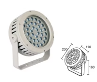 Projecteur LED extérieur étanche à économie d'énergie, petit projecteur de jardin haute puissance en aluminium moulé sous pression, kit d'éclairage