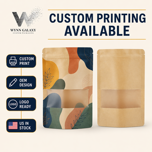 kraft paper biodegradable <b>compostable</b> recyclable plastic free zero waste packaging eco conscious brand green story tell window s - Product Image 2