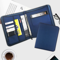 Portafolio A4 con Logotipo Personalizado, Organizador con 3 Anillas, Portafolio de Tela para Negocios, Carpeta Portafolio Personalizada