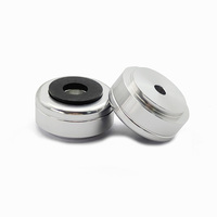 Pieds d'isolation pour haut-parleurs en alliage d'aluminium CNC OD 20 mm, amortisseurs de chocs pour amplificateur HiFi, amplificateur à tubes, équipement audio