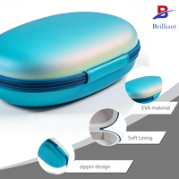 Étui de souris sans fil Bluetooth personnalisé, portable, avec fermeture éclair, antichoc, étanche, sac de protection en EVA avec fermeture éclair pour un transport facile