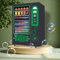 Distributeur automatique de snacks et de boissons Qianmei à bas prix, capacité de 300 à 600 pièces, surveillance à distance, paiement multi-mode, résistant aux éclaboussures