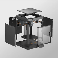 Impresora 3D Elegoo Centauri Carbon Impresora completamente cerrada 500 mm/s Impresora 3D FDM multicolor