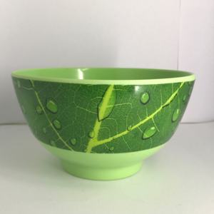 Piring Daun Hijau Pisang <span class=keywords><strong>Thailand</strong></span> Melamin Piring Bulat - Product Image 4