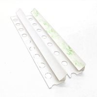 1 mètre de bande d'angle en plastique PVC, garniture, protection des bords en PVC, décoration murale