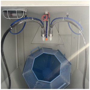Machine de sablage rotative entièrement automatique à table tournante multi-stations, équipement de sablage à <span class=keywords><strong>disque</strong></span> rotatif - Product Image 6