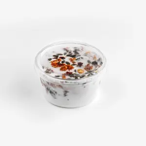 Çin toptan tedarik özel tek kullanımlık sebze meyve salata temizle PET plastik meyve tatlı fincan
