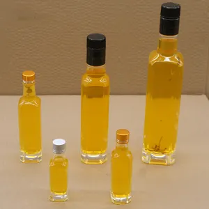 30*50 * * زجاجة زجاجية صغيرة فارغة شفافة مع برغي من الزيتون