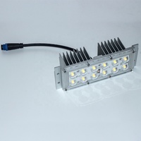 Module LED PCB 50W bleu haute luminosité pour éclairage extérieur, norme Zhaga, en aluminium, 5050 SMD