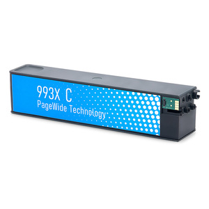 Cartucho de tinta compatible Hp 993X C con tecnología PageWide, 187 ml, cian, para impresoras 774dn, 772dw, 779, 750dw - Product Image 1
