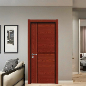 Puerta Batiente de Madera MDF Sólida y Hueca, Insonorizada, con Diseño Moderno y Simple, Superficie Acabada para Dormitorio, Hotel, Entrada Interior, Personalizable - Product Image 5