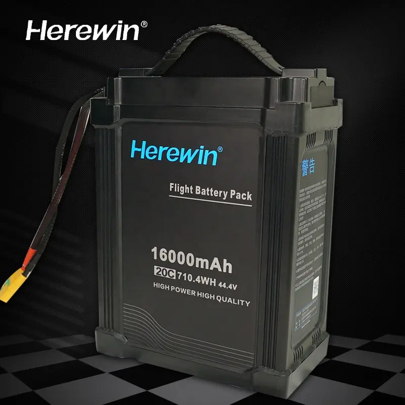 بطارية ليثيوم أيون قابلة للشحن بقدرة 20c ذكية 44.4 فولت 12 ثانية للأجهزة بدون طيار 16 أمبير في الساعة 22 أمبير في الساعة 27 أمبير في الساعة 30 أمبير في الساعة من Herewin