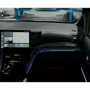 ไฟตกแต่งภายในรถยนต์แบบ RGBIC LED Symphony Acrylic Strip สำหรับ Toyota Alphard 20 Series LHD/RHD ปี 2008-2015 ขายส่ง - Product Image 6