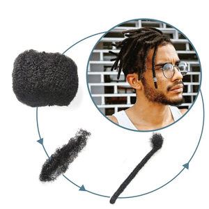 Afro Kinky Bulk Cheveux Humains Naturel Noir Couleur Cheveux Naturel Meches Mèches pour Tresses Africaines Twists <span class=keywords><strong>Dreadlocks</strong></span> Extensions - Product Image 5