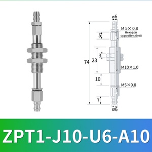 Ventosas de Vacío Serie ZPT con Diseño Giratorio, Equipadas con Amortiguador y Accesorios Antideslizantes para Estructuras de Soporte - Product Image 6