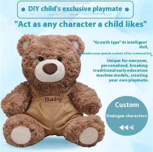 Yeni AI akıllı peluş oyuncaklar süper yumuşak PP pamuk yıkanmış teknikleri erken eğitim bebekler doğum günü hediyeleri kutulu - Product Image 5