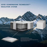 JOYEE Prix d'usine, meilleure qualité, spas extérieurs Balboa en acrylique importé pour 5 personnes, bains à remous électriques pour Jacuzzi