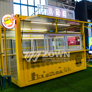 รถลากขายอาหารเคลื่อนที่มีอุปกรณ์ครัวรถเข็นอาหารสำหรับสุนัขทาโก้ตามสั่งขนาดมาตรฐาน - Product Image 5