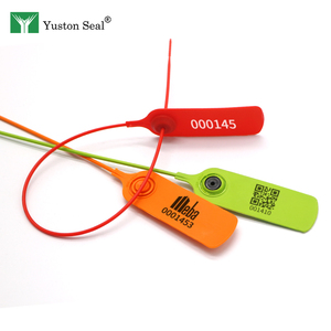Sceau de sécurité haute sécurité en plastique, indicatif, à serrage progressif, avec code-barres, numéroté, logo personnalisé <span class=keywords><strong>Yuston</strong></span> - Product Image 2