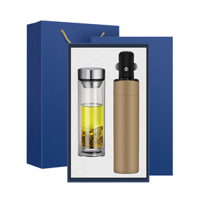 High Quality Temperature Display Glass Bottle Exquisite <strong>Umbrella</strong> <strong>Gift</strong> <strong>Set</strong> Business Corporate - Product Image 4