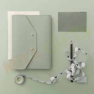 Personalizado <span class=keywords><strong>señora</strong></span> imitación <span class=keywords><strong>de</strong></span> cuero padfolio diario cuaderno cubierta Bloc <span class=keywords><strong>de</strong></span> notas organizador chica cartera organizador billetera caso - Product Image 5