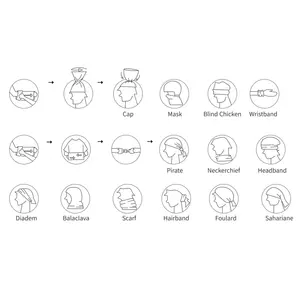 Multifunctional <b>scarf</b> personalized merchandising - Product Image 4