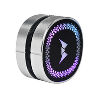 Speaker Mini Bluetooth portabel, pengeras suara Mini RGB lampu LED nirkabel fungsi TWS Bass Audio musik bertenaga baterai gigi biru